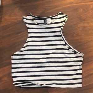 Striped crop top